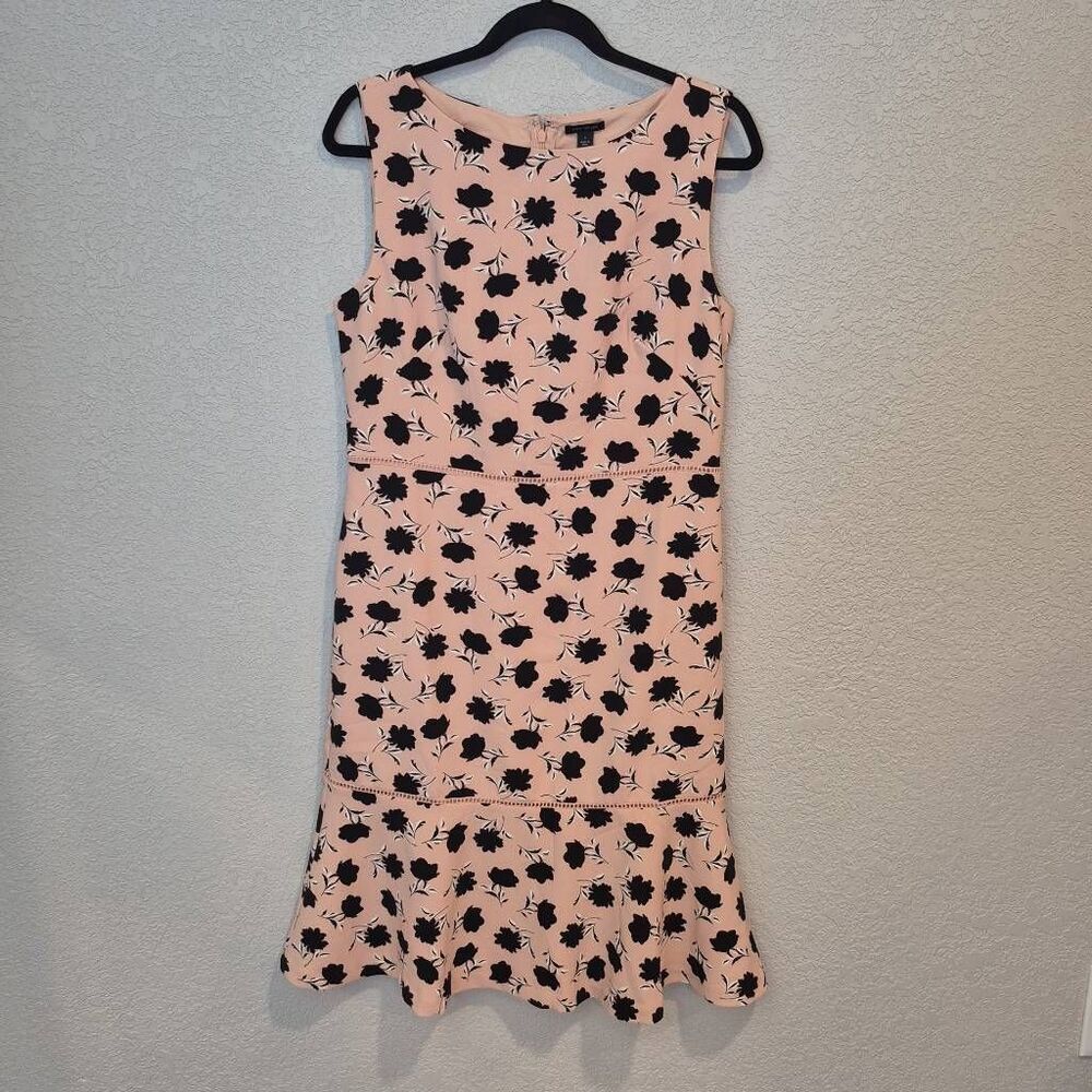 Anne Taylor Women’s Size 8 Knee Length Dress Pink  Black